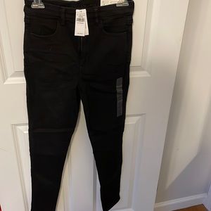 American Eagle black Next Level highest rise jegging